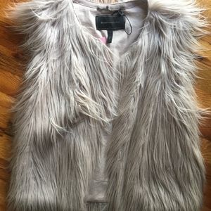 Women's fur vest